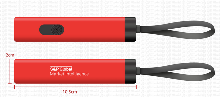 3 in 1 Retractable Charging Cable (Red) (SPGMI Logo)