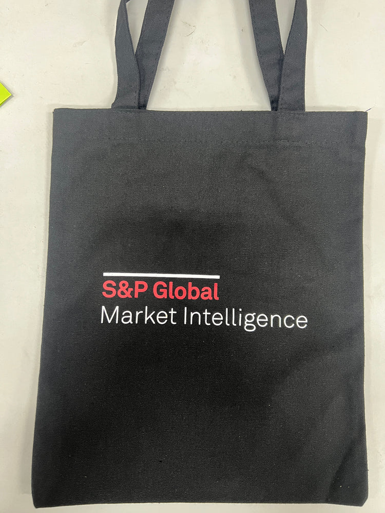A4 Canvas Tote Bag Black (SPGMI Logo)