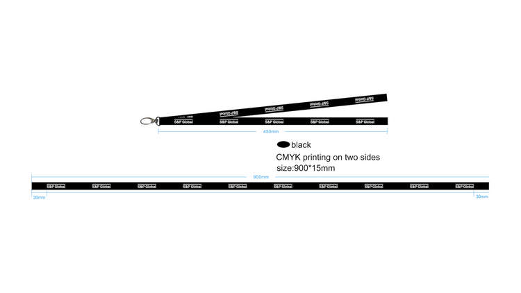 Lanyard - Black (SPG Logo)