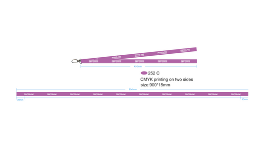 Lanyard - Purple (SPG Logo)