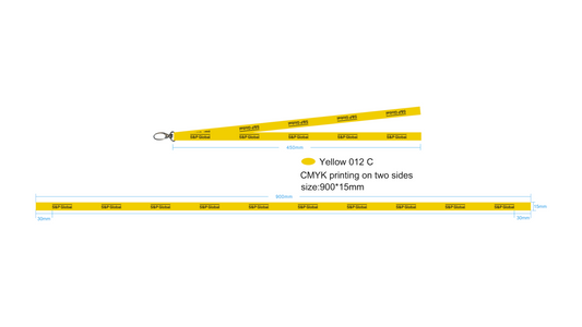 Lanyard - Yellow (SPG Logo)