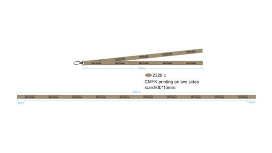 Lanyard - Brown (SPG Logo)