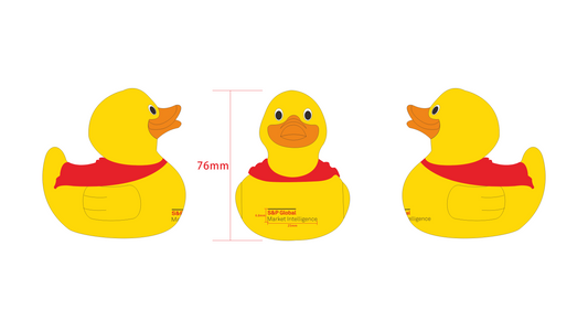 Yellow Rubber Duck (with Cape) - 2025