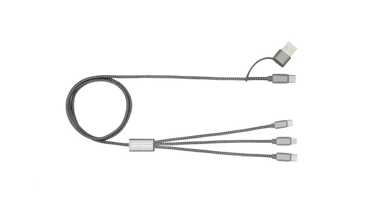 Brand Charger 3 in 1 RPET Charging Cable (Trident 2+)