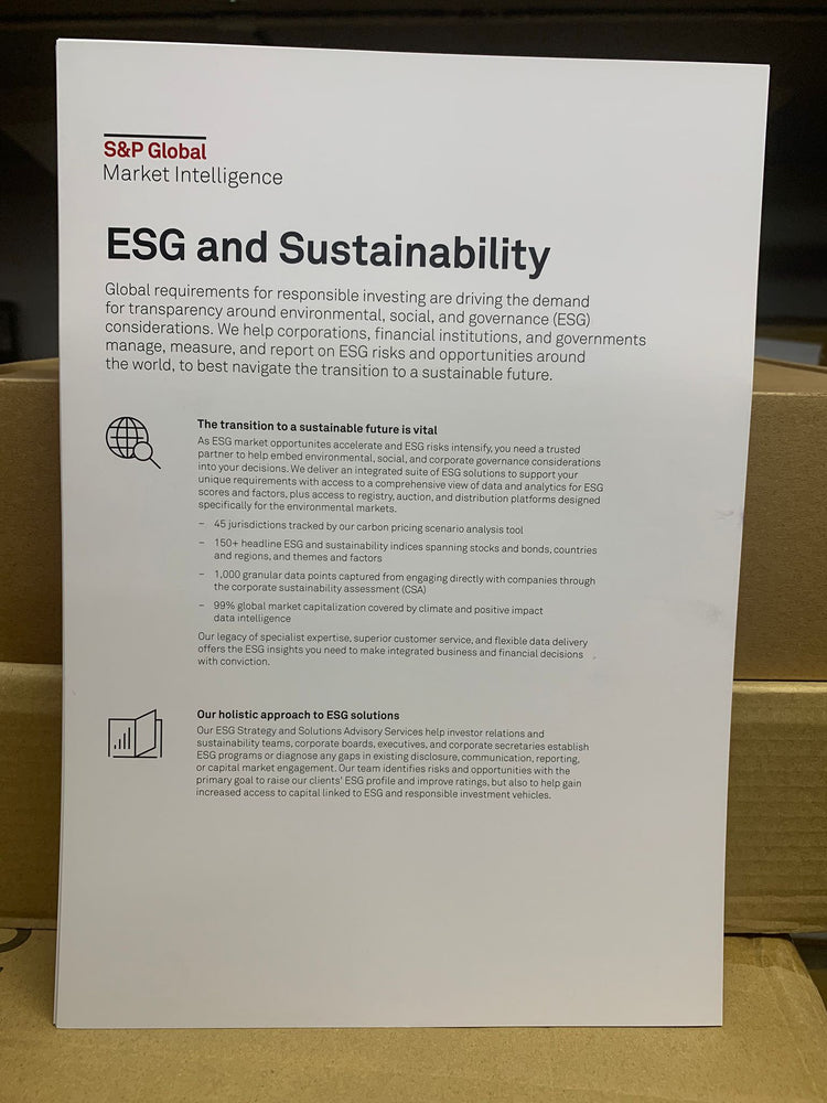 ESG And Sustainability Brochure